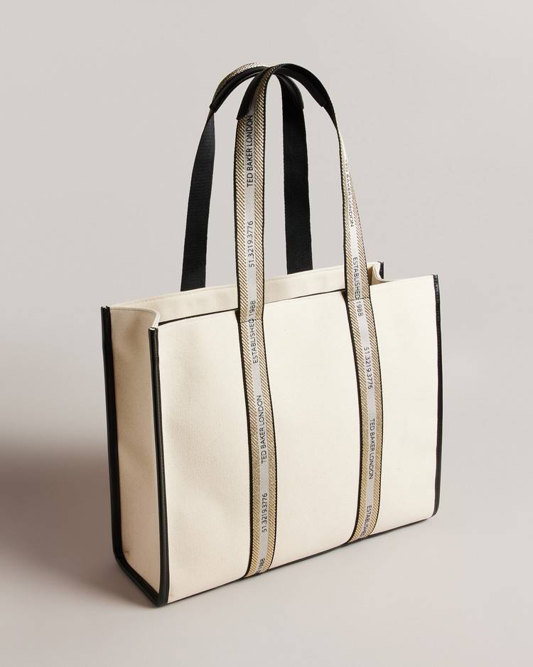 Borse Tote Ted Baker Georjey Donna Beige | QFOXB2614