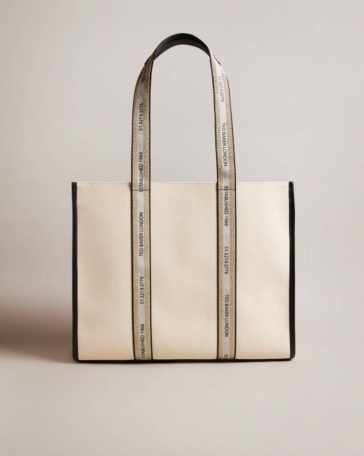 Borse Tote Ted Baker Georjey Donna Beige | QFOXB2614