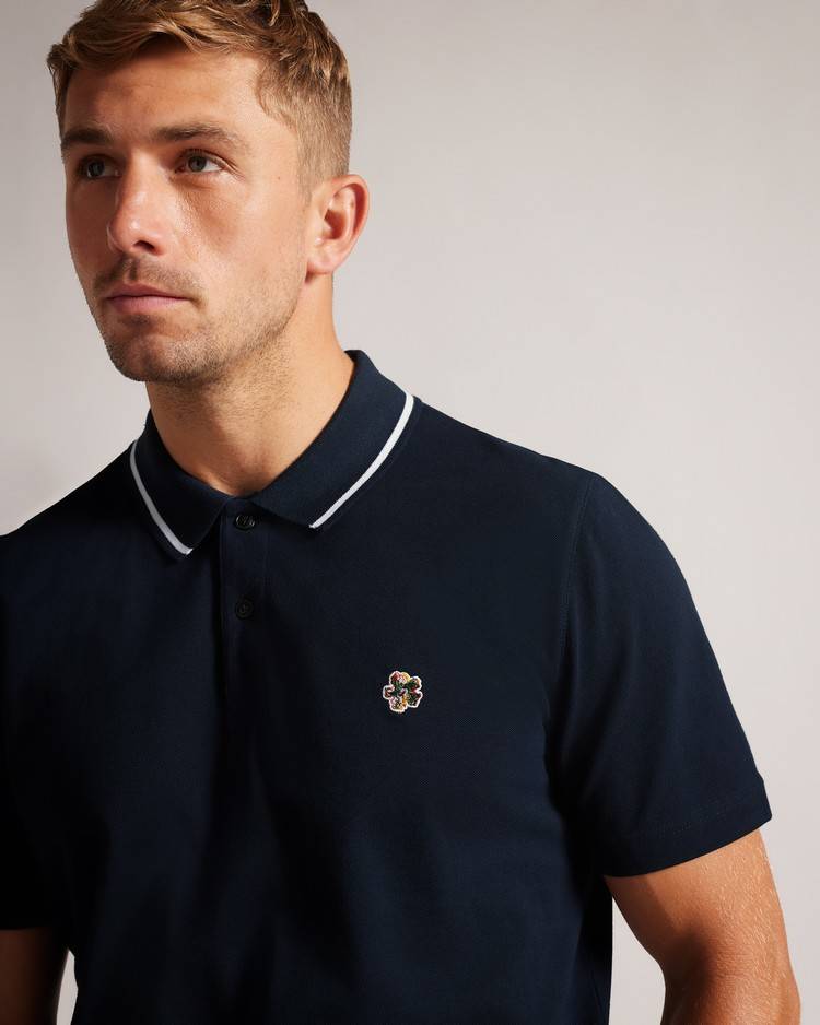 Magliette Polo Ted Baker Camdn Uomo Blu Marino | SHWRL2610