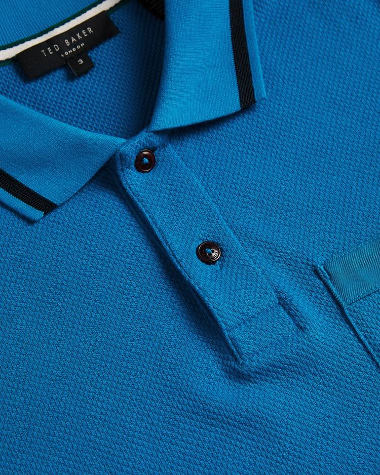 Magliette Polo Ted Baker Wayfar Uomo Blu | DNCTK1752