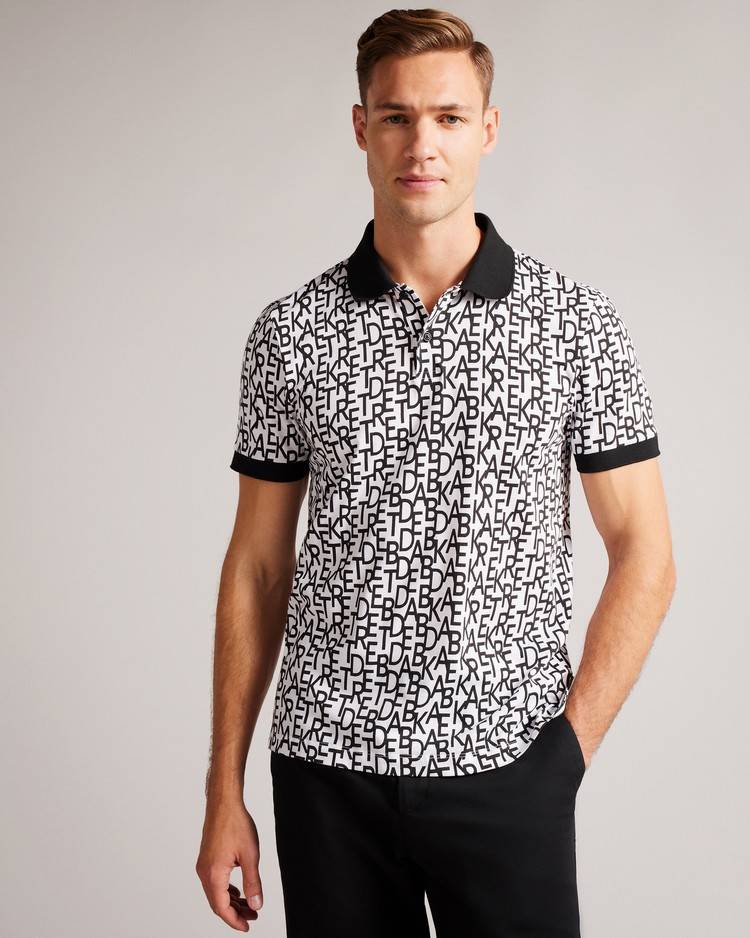 Top Ted Baker Chapar Uomo Bianche | DAGJR4830