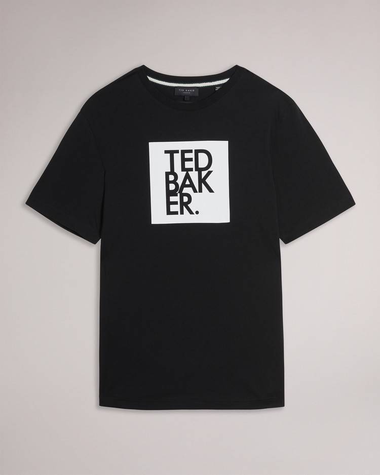 Top Ted Baker Rofata Uomo Nere | SWJKB7419