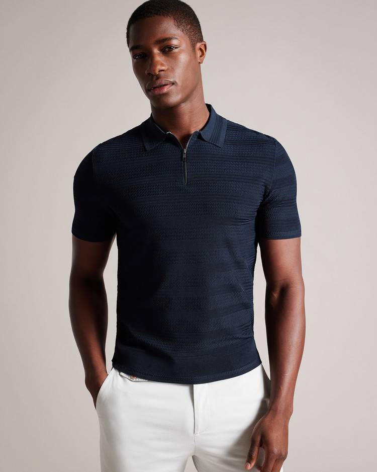 Top Ted Baker Stree Uomo Blu Marino | WZQOI2194