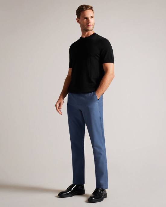 Pantaloni Ted Baker Portmay Uomo Blu Marino | LIYSW1368
