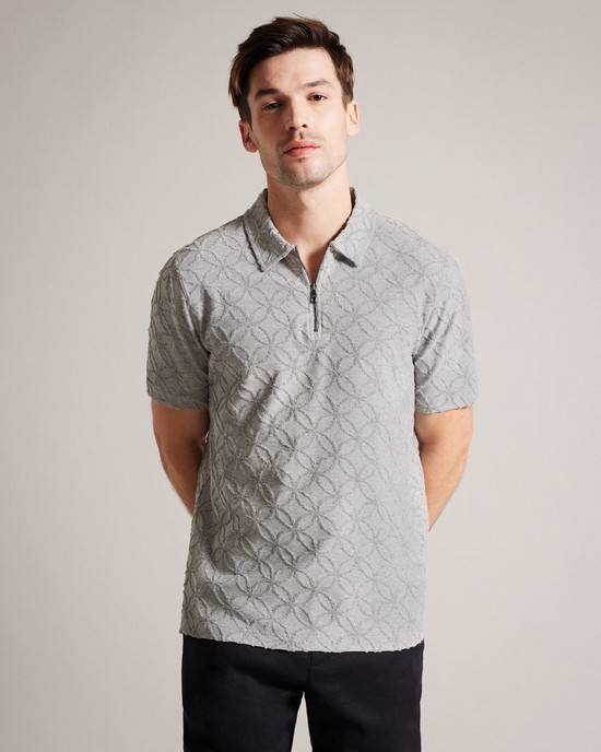 Top Ted Baker Maroc Uomo Grigie | ZSFVM4608