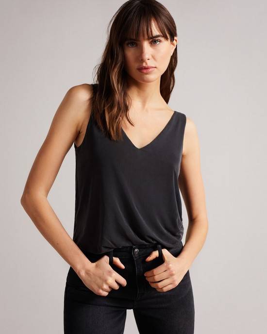 Top Ted Baker Mati Donna Nere | LFYQX7298