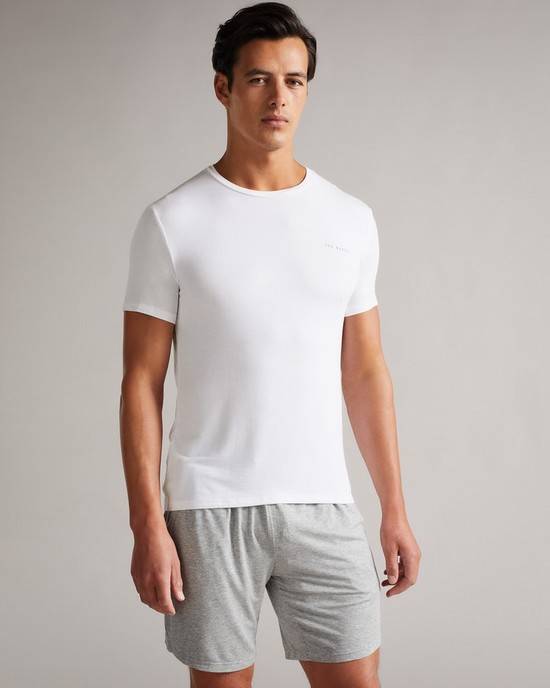 Top Ted Baker Peacok Uomo Bianche | DWOAV7659