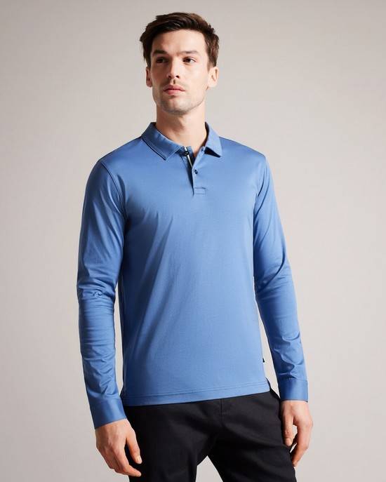 Top Ted Baker Toler Uomo Blu Scuro | YQLOE6130