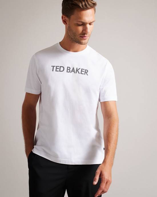 Top Ted Baker Vonsha Uomo Bianche | BJKIX2395